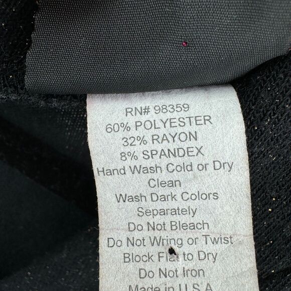 TORRID Black Gold Speckled Mini Studio Knit Ruched Long Sleeve Shift Dress Sz 2 - Picture 7 of 7